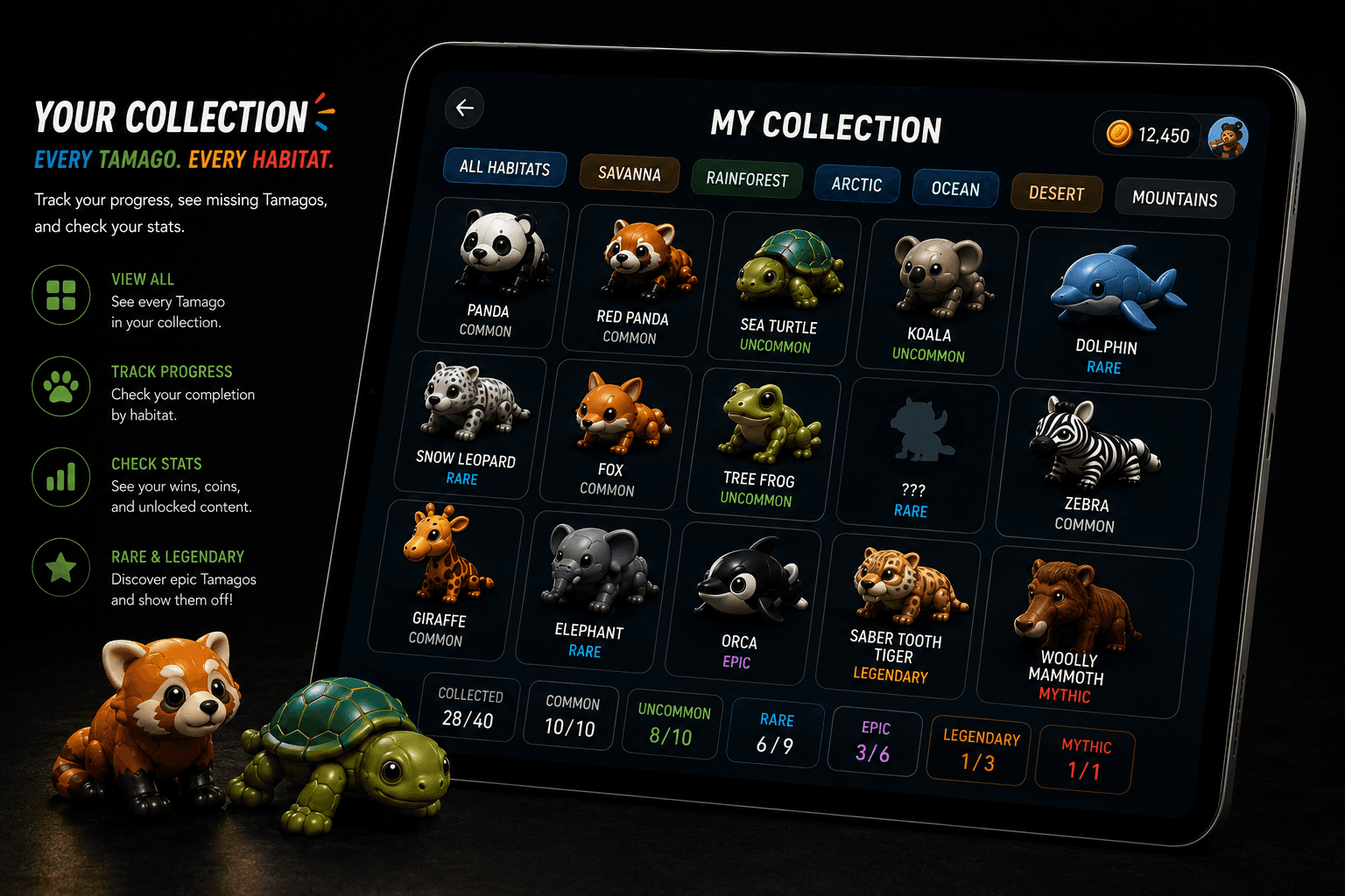 Track your collection as it grows