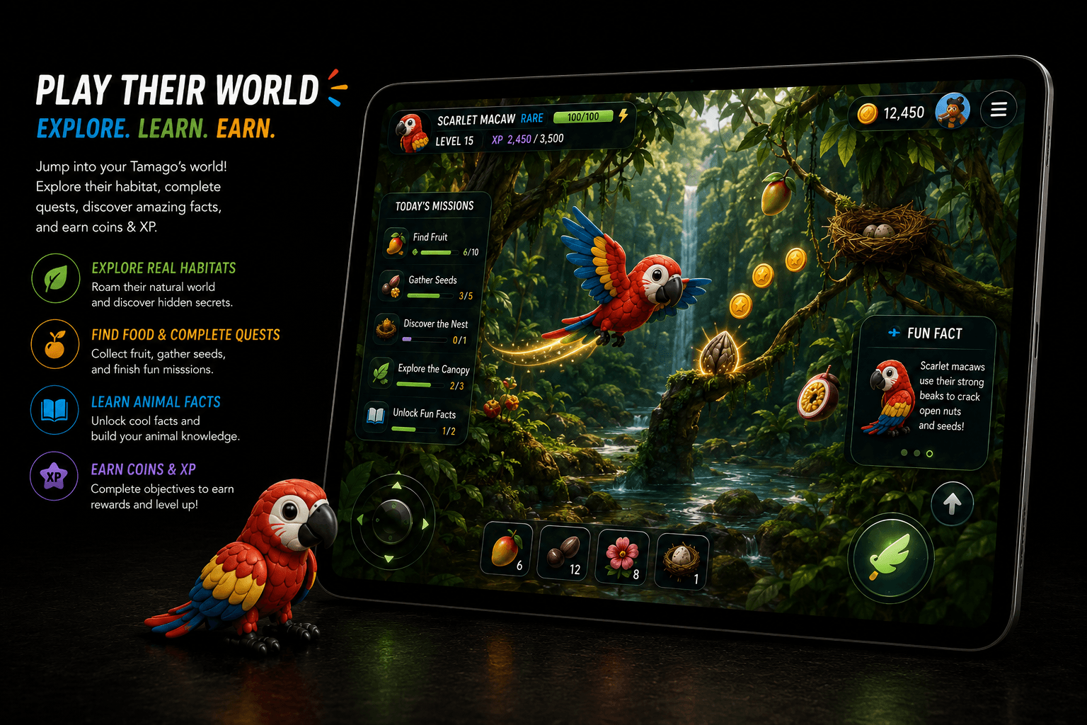 Play their living world